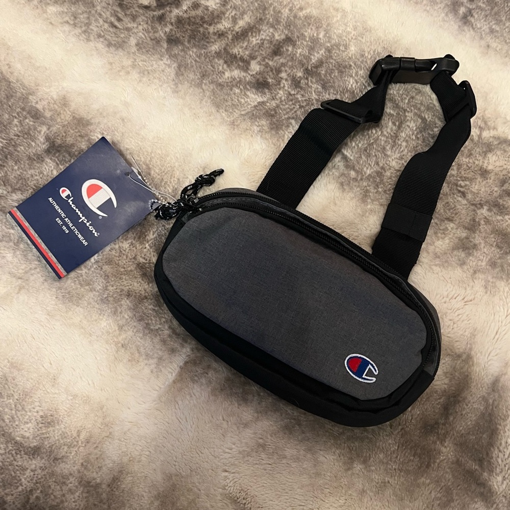 Champion Grey and Black Fanny Pack